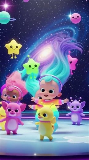 Colorful Dancing Babies in Magical Worlds 🌈 Fun Cartoon Dance Party