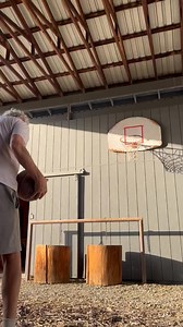 This is what happens when you have to share your hoop space with horses and other creatures. | Daniel Stern