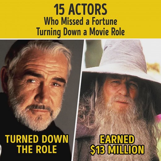 8.6K views · 24 reactions | 15 Actors Who Missed a Fortune Turning Down a Movie Role | Bright Side of Love | Facebook