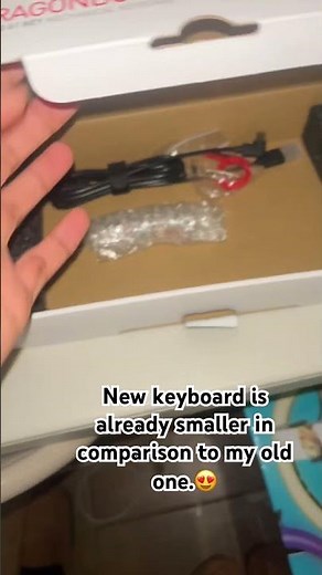 60 percent keyboard from redragon #pcbuild #pc #watercooledpc #amdryzen #ryzen97950x3d