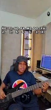 Bass passing notes that will lead you smoothly to 4 and 5 chords 👌 #bassguitar #bass