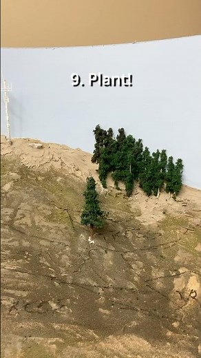 Easy DIY Model Pine Trees Anyone Can Make #diorama #modelrailroad #modeltrees