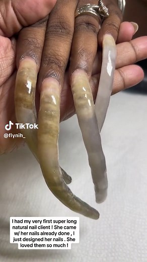 Super Long Natural Nails: A Beautiful Transformation