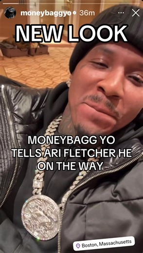 MONEYBAGG YO new look tells ARI he’s on the way #moneybaggyo #arifletcher #therealkylesister #fyp #foryoupage