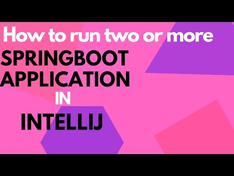 How to run two or more SpringBoot Application in Intellij at Different Port