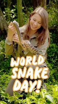 An important reminder from Bindi Irwin this World Snake Day 🐍