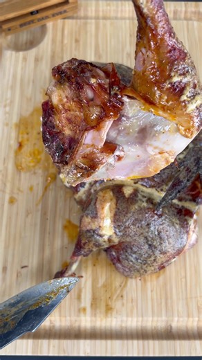 Smoked spatchcock chicken with Alabama white sauce, I used my @MEATER plus to cook up the perfect chicken. . You can find meater via link in my bio