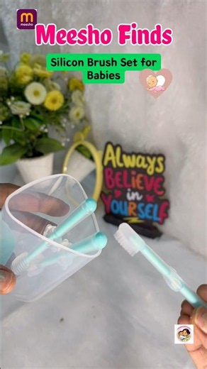 Best Baby Training Toothbrush? 🍼 Silicone Brush Set Review for BabiesBaby Oral Care Routine 👶