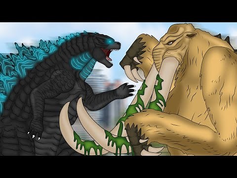 LEGENDARY GODZILLA vs BEHEMOTH | EPIC BATTLE!! | godzilla animation : PiKKY GODZILLA