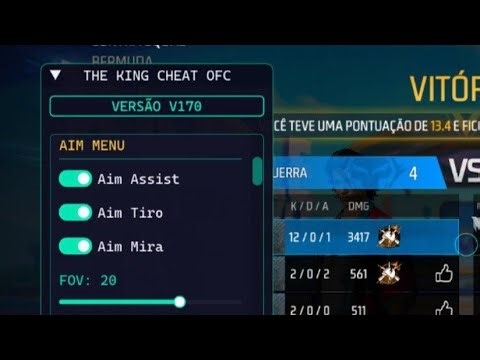 OB51 THE KING CHEATS V170 MOD MENU FREE FIRE | FF HACK MOD MENU DOWNLOAD 🔥 free fire headshot hack |