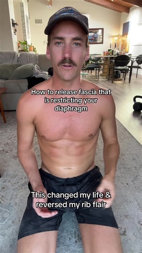 The diaphragm is one of the most important muscles for both breathing and nervous system regulation. When fascia around it is tight, it restricts movement, leading to rib flare, shallow breathing, and constant tension in the body. Releasing that fascia allows the diaphragm to function properly again, improving breath, posture, and signaling safety to the nervous system. #fyp #nervoussystemhealing #fascia #alignment #qigong