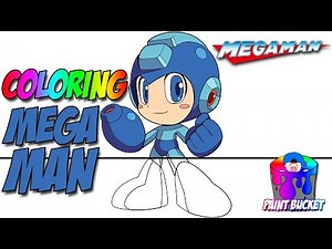 How to Color Mega Man New Coloring Pages - Capcom Video Games Coloring Book for Kids