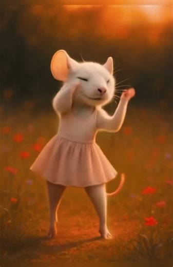 “Rat Dancing Budots in a Flower Garden 🌸 | Cutest Budots Queen Ever!” #FunnyRat #CuteAnimals #dancin