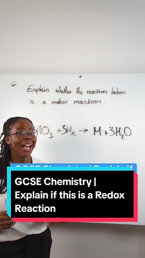 GCSE Chemistry | Explain if this is a Redox Reaction #chemistrystudent #chemistryteacher #chemistrytest #gcses #chemistry #gcse #gcsechemistry2025 #gcsechemistryrevision #gcses2024 #gcses2025 #gcsescience