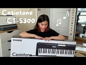 Casio CT-S300 Keyboard Unboxing + Playing + Connecting to GarageBand // Sav Anna :))