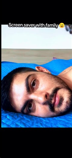 screen saver with family and cute cat #funnycats #cat #tiktokfunnycats #cutemoment #family