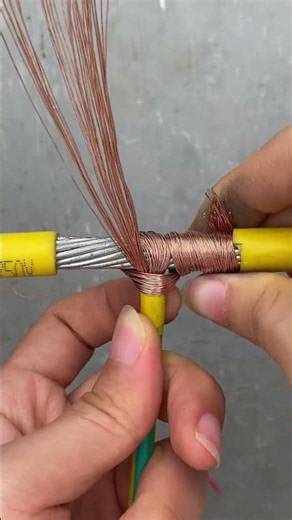 How To Make A Simple Wire To Wire Joint | Smart And Easy Electrical Trick #shortvideo #wireworks