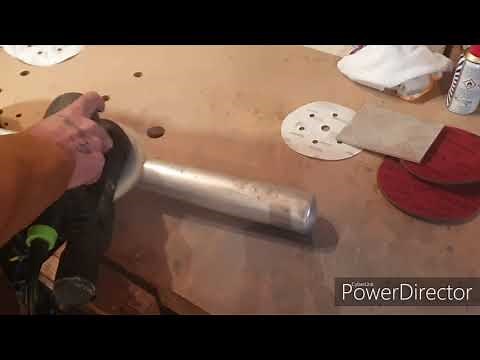 Aluminium baseball bat restoration