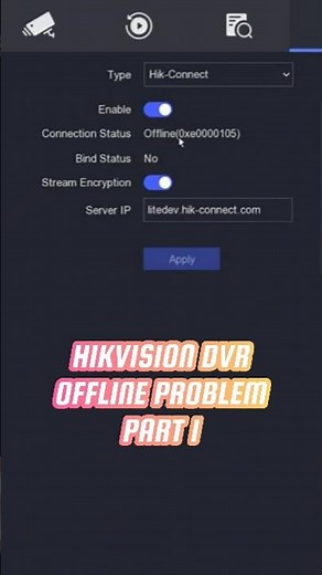 Hikvision DVR Offline Problem | Part 1 #cctv #cctvcamera #hikvision