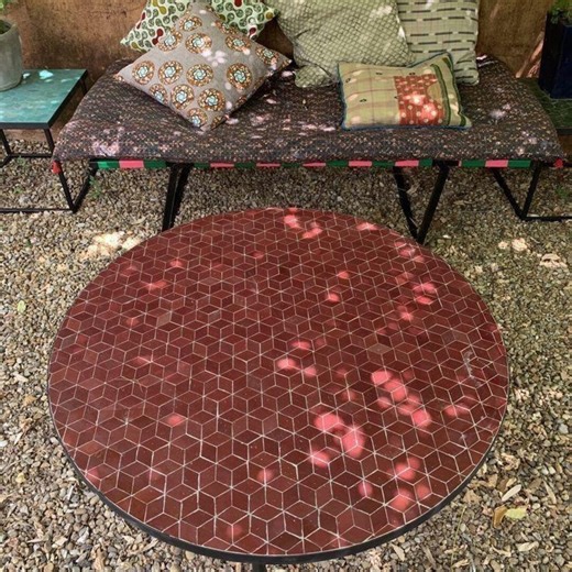 Moroccan Zellige Coffee Table | Handmade Tile Table | Custom Size & Color | Authentic Moroccan Craft | Premium Quality - Etsy