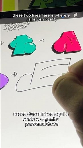 How to draw the letter E in graffiti 🔥 #graffiti #graffitiletters #howtograffiti