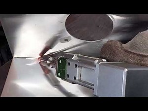 ファイバーレーザー溶接機 アルミ溶接 (板厚1mm隅肉)