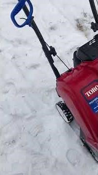 Toro Power clear 518 ZR snowblower