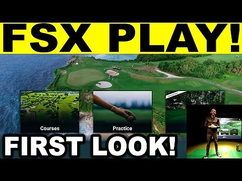 Foresight Sports FSX PLAY - FIRST LOOK! (Golf Simulator Software) 🏌⛳