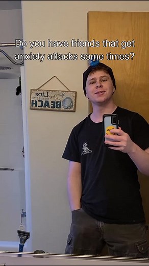 It's me. I'm the friend with anxiety attacks. #anxiety #psychology #wholesome #fyp