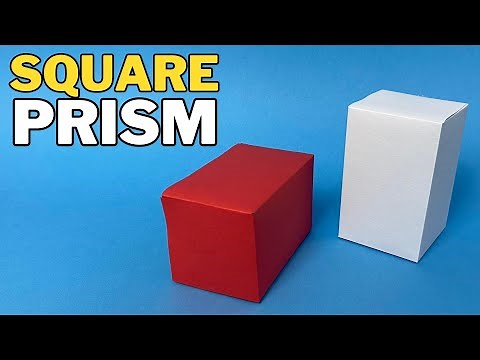 How to Make a Square Prism - DIY Crafts & Geometry Fun!