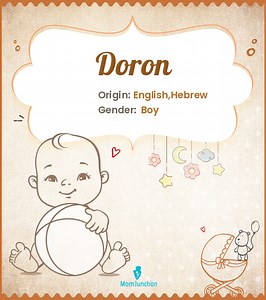 Doron Name Meaning: Popularity, Numerology & Fun Facts Name Meaning, Origin, History, And Popularity