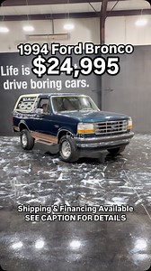 12K views · 18 reactions | 1994 Ford Bronco - Odometer reading- 85K...