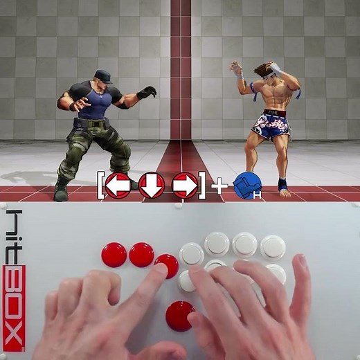 Clark's Super Argentine Backbreaker #HitBox #HowToHitBox #KOF #KOFXV #Leverless