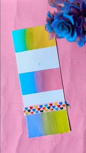 Inspiring Quotes Bookmark DIY 🌈 | Colorful Bookmark Ideas #art #diy #painting #trending #bookmarks