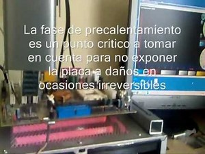 Extraccion BGA para "reballing" con maquina casera y control basado en Arduino