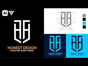 How to Create a Stunning AA Monogram Logo Design in Adobe Illustrator Tutorial Tips 2026