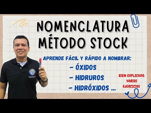 STOCK NOMENCLATURE. OXIDES, HYDRIDES AND HYDROXIDES. STOCK METHOD FOR INORGANIC COMPOUNDS