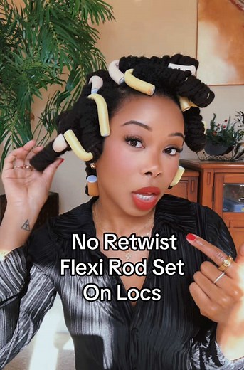 Curly Locs with Flexi Rods: Stunning Styles for Women