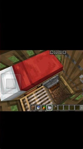 Minecraft: How to Build a 1x1 Survival House! 🏠 (Secret Base) #minecraft