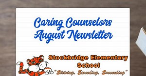 Caring Counselors August Newsletter