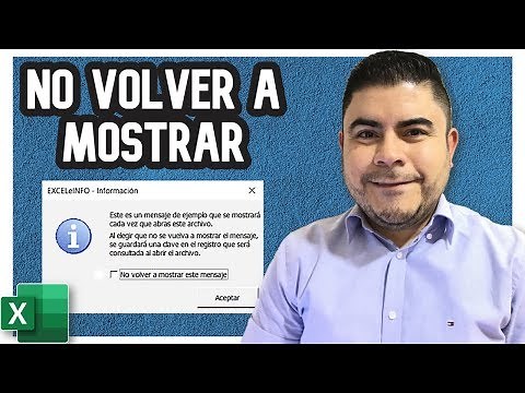 UserForm 😎 "Don´t show this again" in Excel using VBA and macros