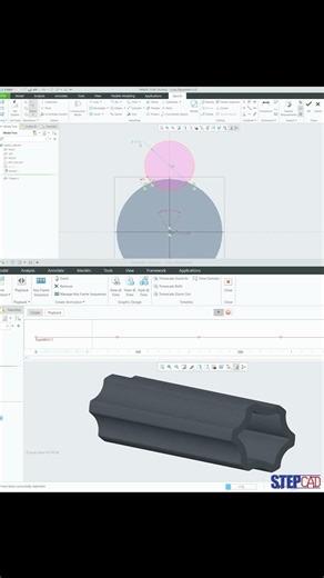 Part 1: Inner Tube Modeling in Creo Timelapse