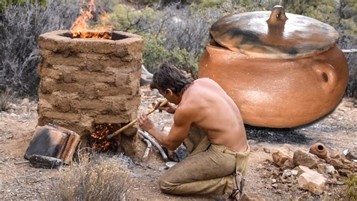 I fired a cooking pot in a homemade kiln! 🔥