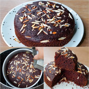 One Egg Chocolate Suji Cake Recipe | Suji Cake Without Oven | Semolina Cake Recipe #chocolatecake #sujicake #ravacake #cakerecipe | T'stove - Cooking & Baking