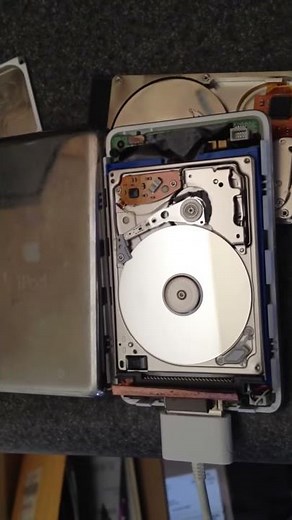 iPod 20gb hard drive failure sounds