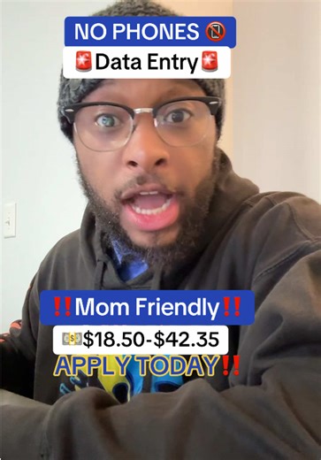 APPLY TO THIS DATA ENTRY, NO PHONES, AND MOM FRIENDLY JOB POSITION TODAY‼️ #workfromhome #wfh #workfromhomejobs #remotework #jobs