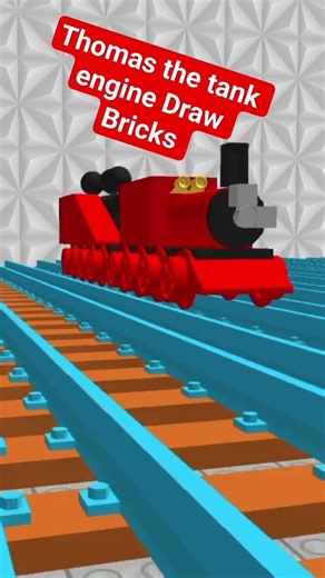 Thomas the tank engine Draw Bricks