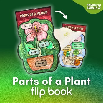 Parts of a Plant Flip Book | Plant Parts and Functions Low-Prep Project 4th NGSS