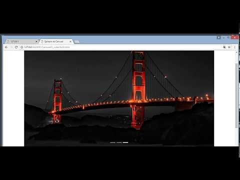 Cómo hacer un Carrusel con Bootstrap 4. (carousel, slideshow)