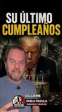 Hoy es el cumpleaños de Donald Trump, quien lamentablemente cumple 80 mientras que otros genios
